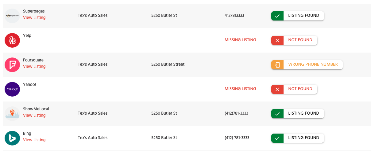 Directory Listings